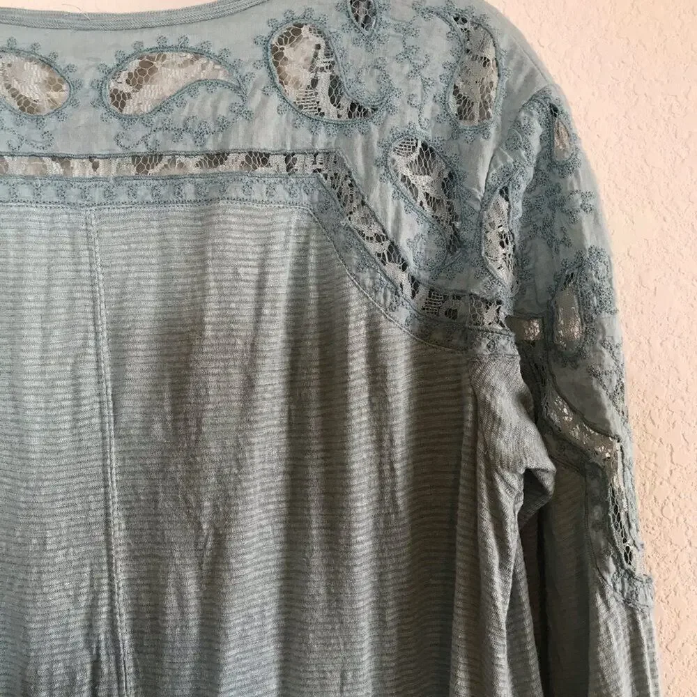 Free People teal blue